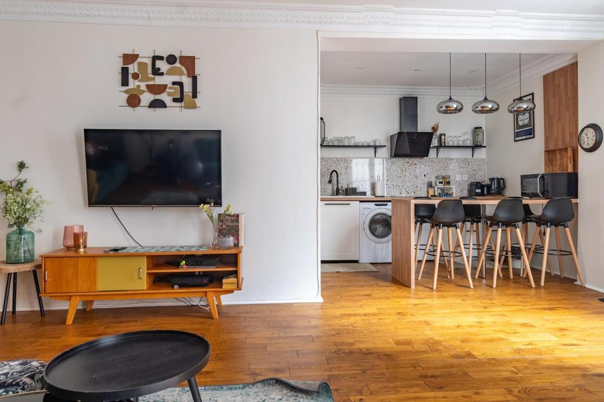 Appartement 2 Etages Paris - Metro 9 Grands Boulevards - Folies Bergeres Exterior foto